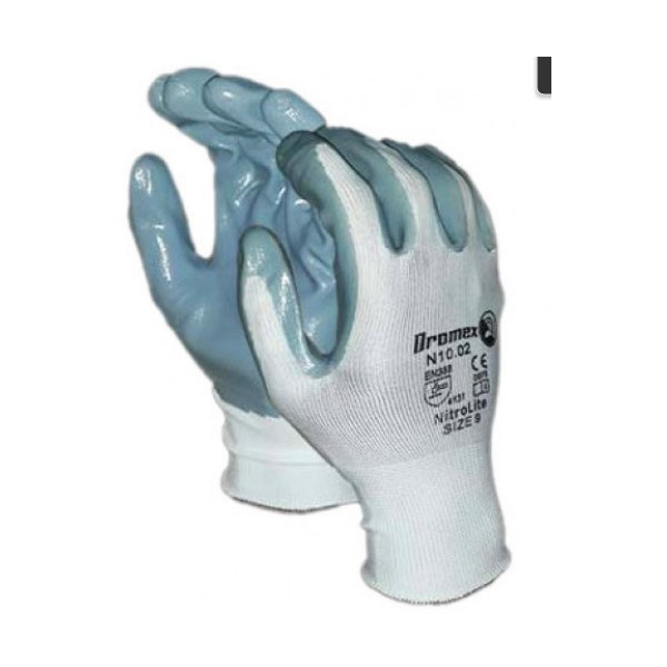 Glove Nitrolite Grey Dromex