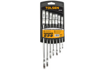 Spanner Set Gear Flexible Combination 7Pc (8,10,12,13,14,17,19mm) TOLS