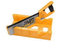 Mitre Box Plastic + 300mm Back Saw TOLSEN