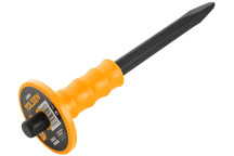 Cold Chisel Pointed 250x16x4 PVC Grip Large Plate TOLSEN