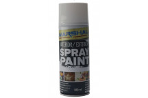 Spray Paint Matt White 350ml  Marshal