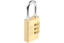 Padlock Combination Brass 30mm Blister Indust. Tolsen