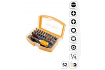 Screwdriver Bit Set 32Pc (30Pcs Bits,1xAdapt,1x Qck Release) TOLSEN