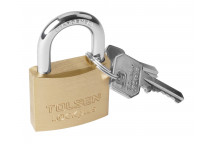 Padlock Brass 40mm 2 Keys  Blister TOLSEN