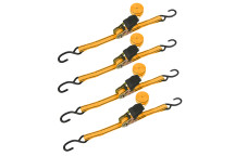 Tie Down Ratchet 4 Pc  25mm x 5mts 225kg INDUST. TOLSEN