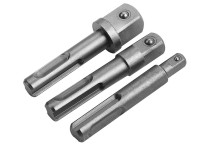 3 Piece SDS Adaptor Set  (10x1/4- 10x3/8- 10x1/2) TOLSEN