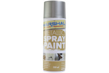 Spray Paint Bright Silver 350ml Marshal