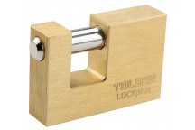 Padlock Insurance Brass 60mm 3 Keys  Blister Indust. TOLSEN