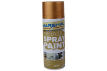 Spray Paint Metallic Blue 350ml Marshal NEW