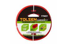 Garden Trimmer Line 2.7mm x 15m Square  TOLSEN