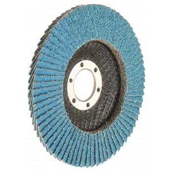 Disc Flap Wheel Zircon BLUE SS 115 x 80g TOLSEN