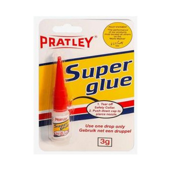 Pratley SUPERGLUE 3g Carded (98007)