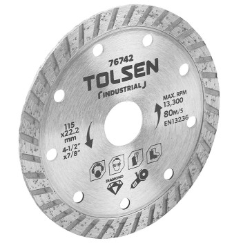 Diamond Blade 115mm Turbo Indust. TOLSEN