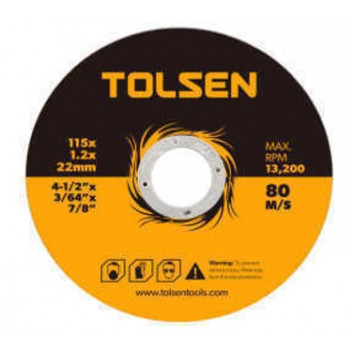 Disc Cutting Steel / SS  115mmx1.2x22mm TOLSEN