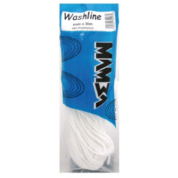 Washline White Nylon 4mm x 15m