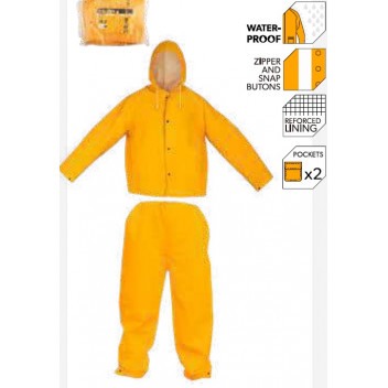 Rain Suit YELLOW 2Pc Large TOLSEN