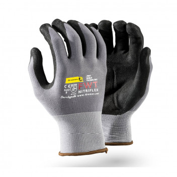 Glove NitriFlex size 9 Grey DROMEX (4121)***