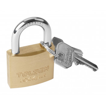 Padlock Brass 40mm 2 Keys  Blister TOLSEN