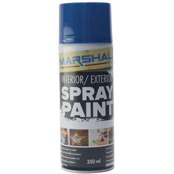 Spray Paint Royal Blue 350ml Marshal