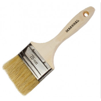 Brush Paint Blonde Wood Handle Marshal  75mm