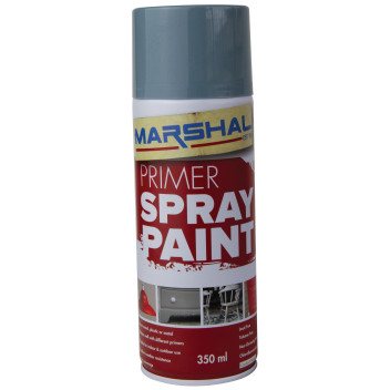 Spray Paint Grey Primer 350ml Marshal