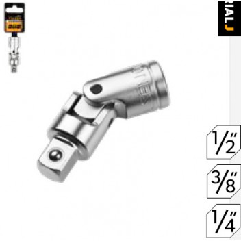 Socket Universal Joint 1/4\"x 40mm Indust. TOLSEN