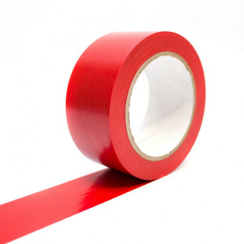 Floor Marking Tape RED/WHITE 48mmx30mts***