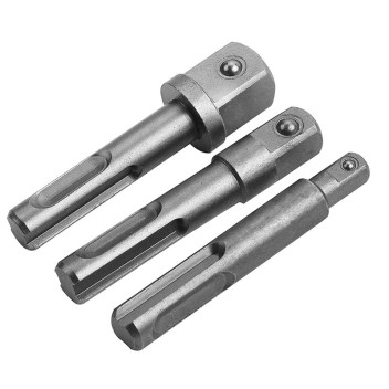 3 Piece SDS Adaptor Set  (10x1/4- 10x3/8- 10x1/2) TOLSEN