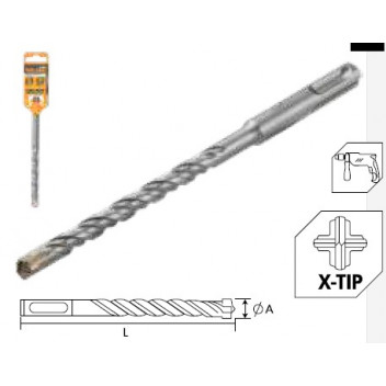 Drill SDS 6x110 X-TIP Indust. TOLSEN