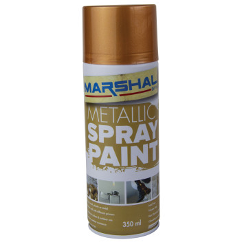 Spray Paint Metallic Blue 350ml Marshal NEW