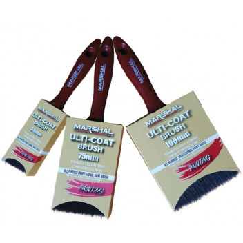 Paint Brush Plastic Handle ULTI-COAT 3Pc (25/50/75mm)