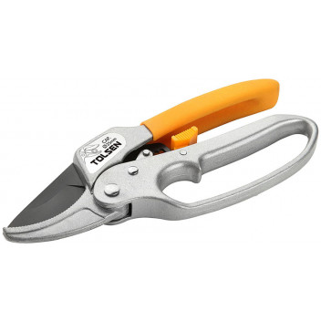 Garden Secateurs  Aluminium Body 65Mn Blade Steel Teflon Coated 200mm