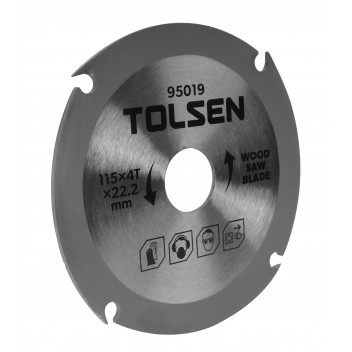 Saw Blade Wood 115x4tx22.22b TOLSEN