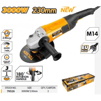 Angle Grinder 115mm 850w Indust. TOLSEN***