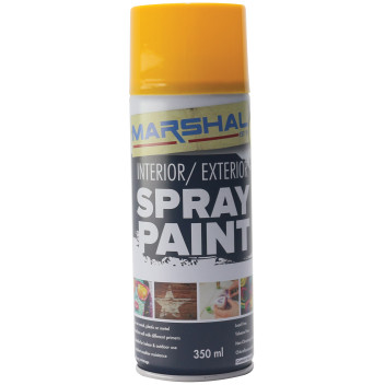 Spray Paint Sunshine Yellow 350ml Marsha