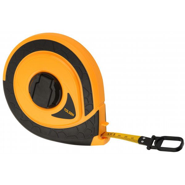 Tape Measure Fibreglass 50mx15mm Indust. TOLSEN